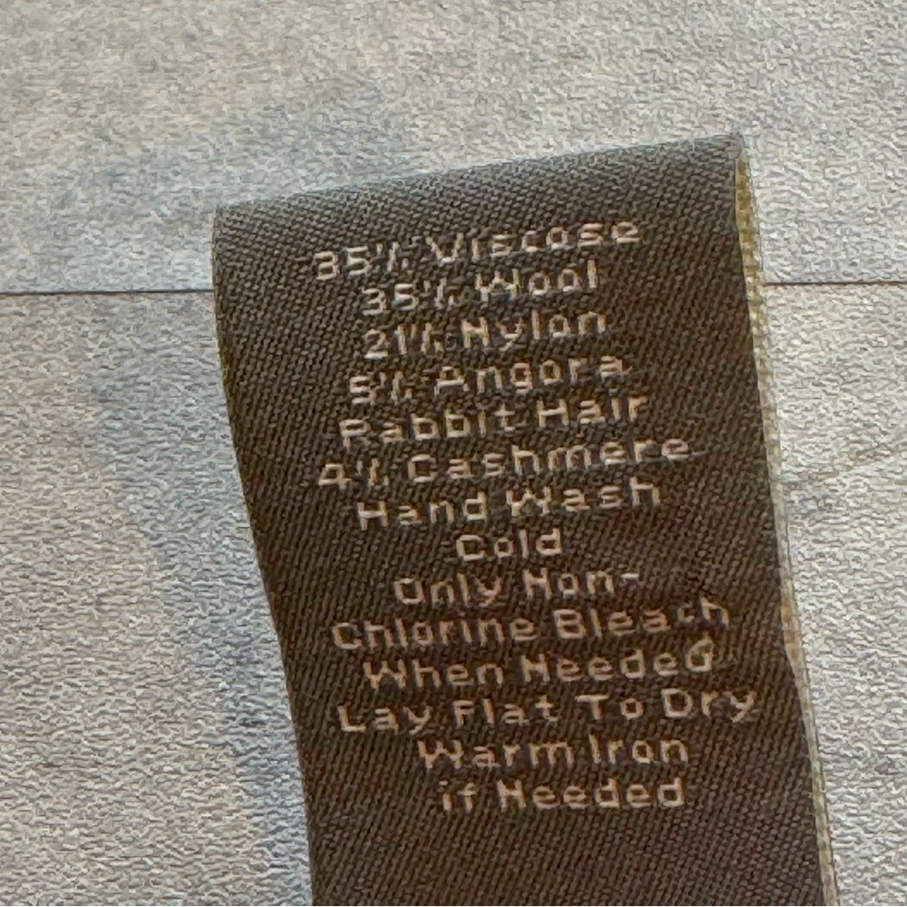 Ann Taylor Sequin Rabbit Hair Cashmere Wool Blend Cardigan With Sequins Medium - Picture 4 of 9